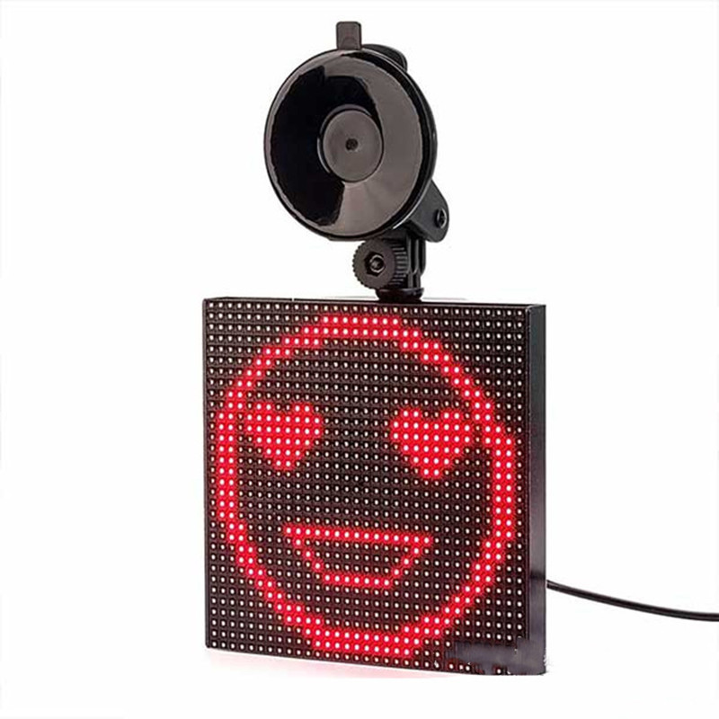 Pantalla LED para coche con emoticonos Bluetooth a todo color - Imagen 2