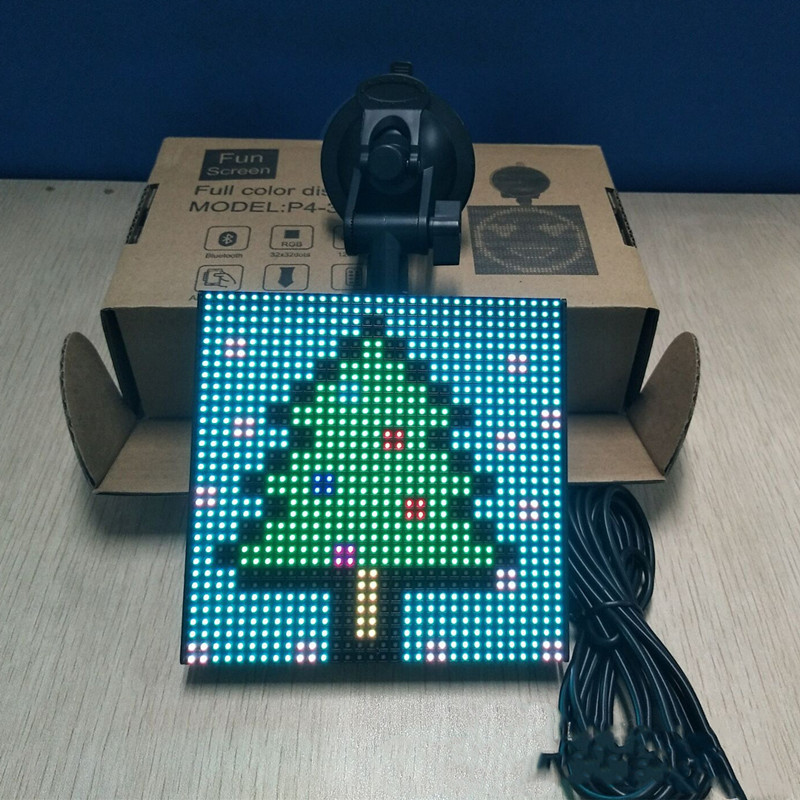 Pantalla LED para coche con emoticonos Bluetooth a todo color - Imagen 3