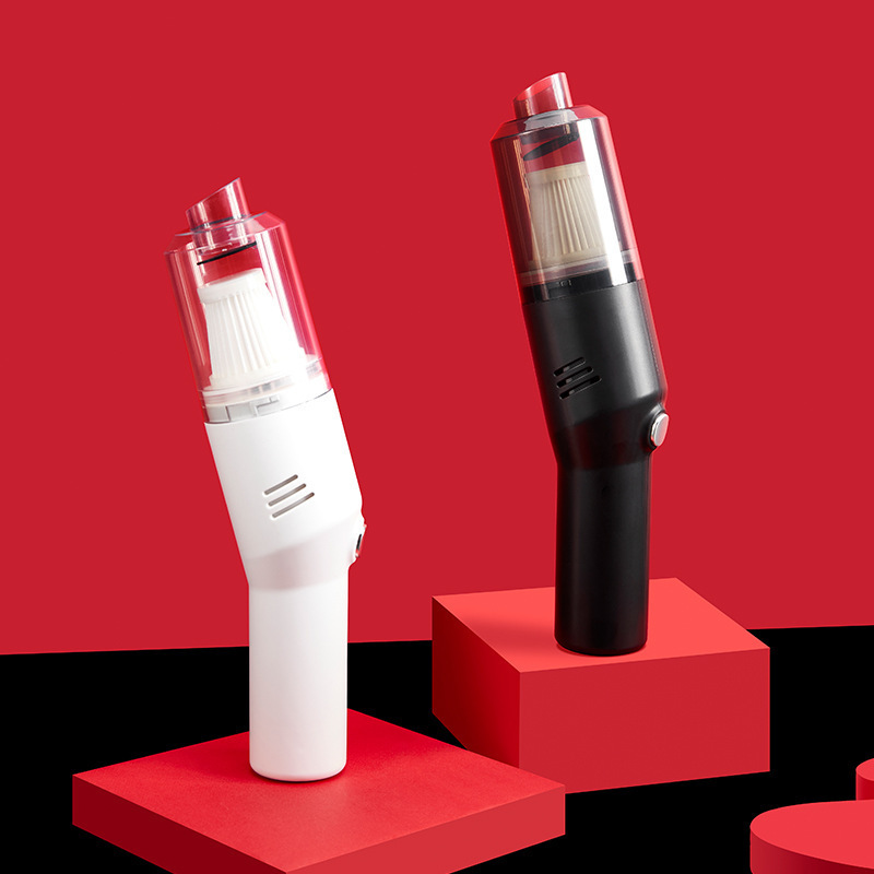 Aspiradora portátil para coche, de mano, para el hogar, potente, ciclónica, para uso en seco y húmedo, inalámbrica, 120 W.