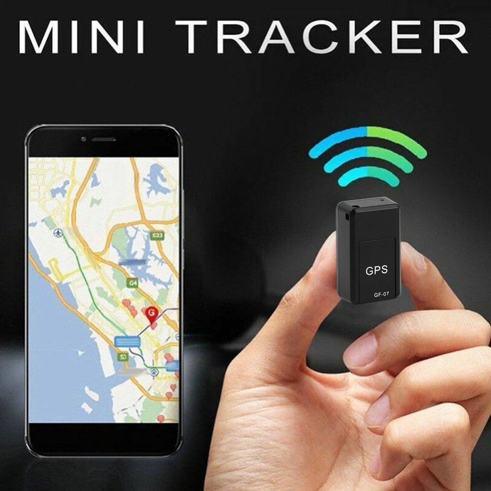Localizador magnético mini para coche con GPS, seguimiento en tiempo real, dispositivo de localización, registrable, antipérdida y recargable.