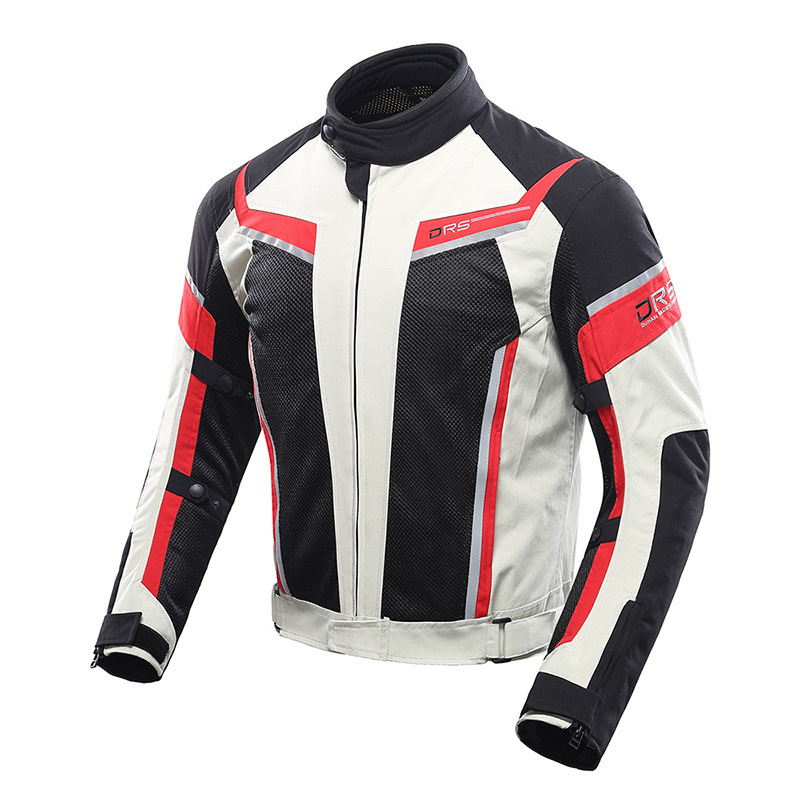 Chaqueta de moto transpirable para hombre y mujer, ideal para el verano.