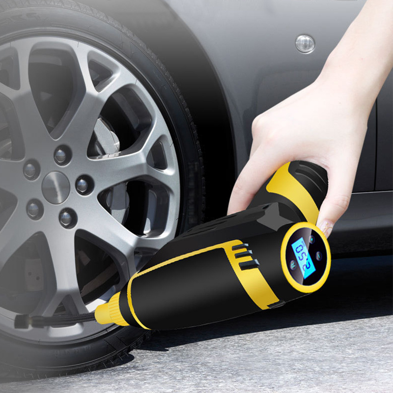 Compresor de aire automático portátil digital LED inteligente para coche