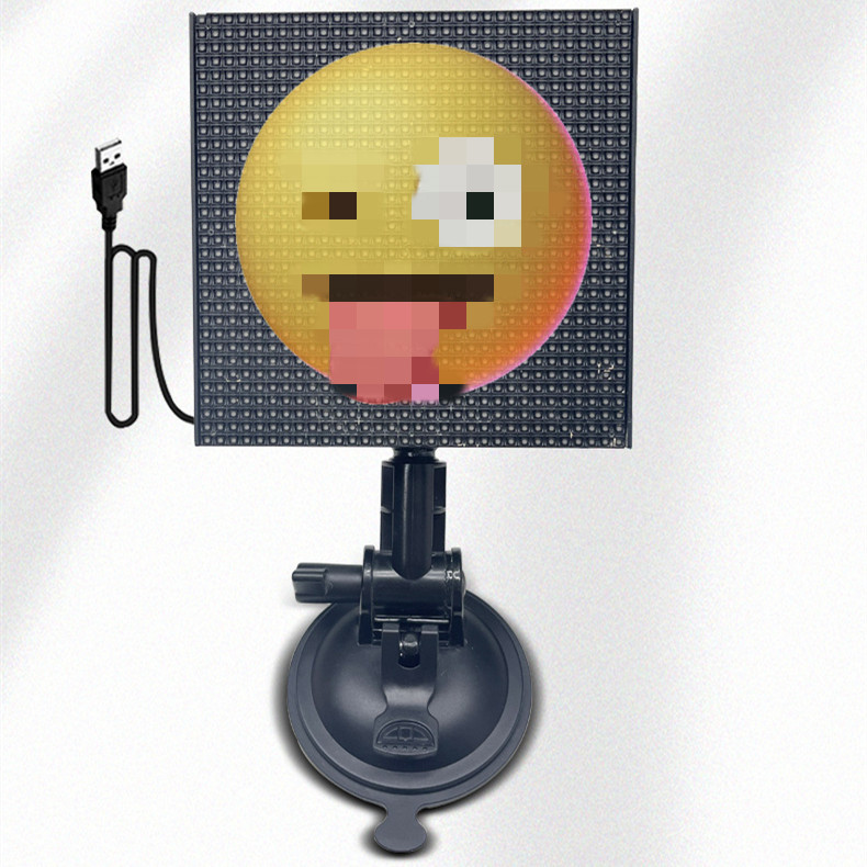 Pantalla LED para coche con emoticonos Bluetooth a todo color - Imagen 6