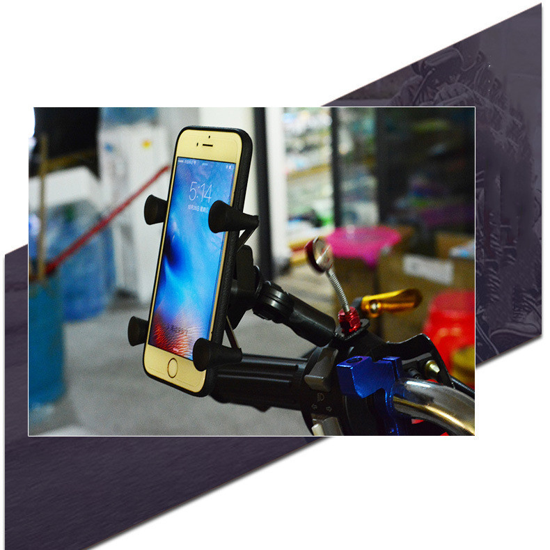 Soporte recargable para teléfono móvil para motocicleta y automovil.