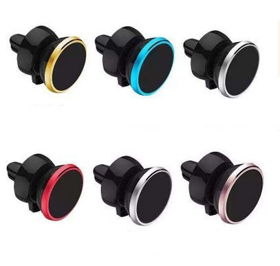 Soporte magnético giratorio de 360 ​​grados para teléfono móvil, para rejilla de ventilación del coche.